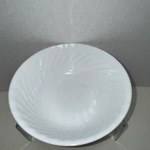 Corelle enhancements white swirl round vegetable serving bowl 7.5”